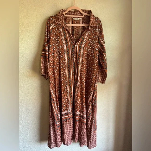 Roller Rabbit Naia Midi Shirtdress Coverup - Picture 3 of 13